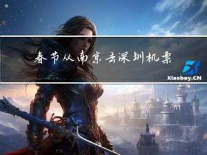 春节从南京去深圳机票多少