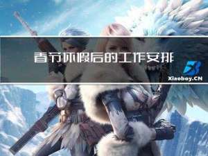 春节休假后的工作安排如何