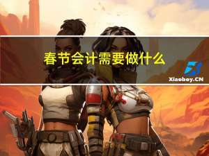 春节会计需要做什么