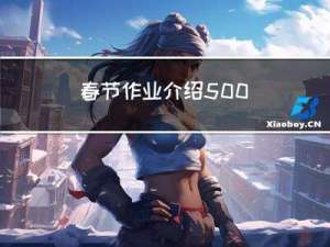 春节作业介绍500