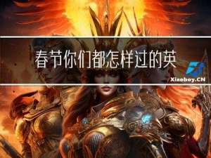 春节你们都怎样过的英文