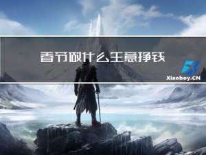 春节做什么生意挣钱