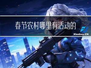 春节农村哪里有活动的