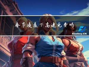 春节凌晨下高速免费吗山东