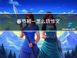 春节初一怎么玩作文