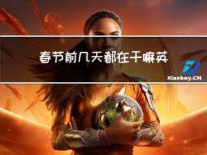 春节前几天都在干嘛英语