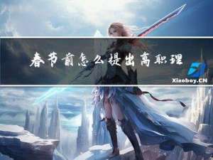 春节前怎么提出离职理由