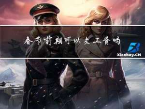 春节前期可以交工资吗