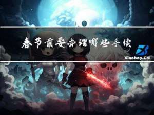 春节前要办理哪些手续