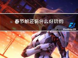 春节前还有什么好玩的活动