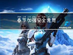 春节加强安全意思