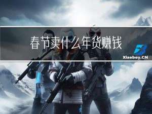 春节卖什么年货赚钱