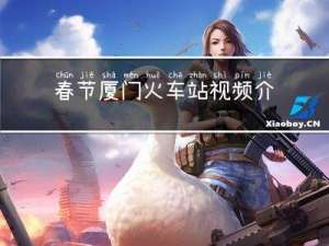 春节厦门火车站视频介绍
