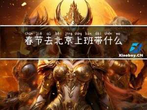 春节去北京上班带什么