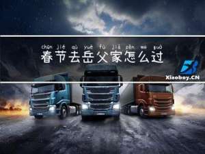 春节去岳父家怎么过