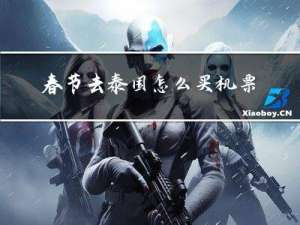 春节去泰国怎么买机票