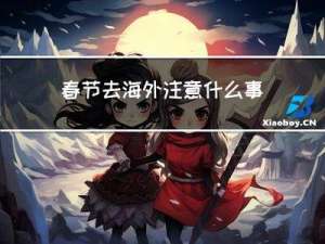 春节去海外注意什么事项