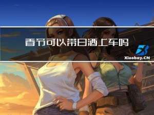 春节可以带白酒上车吗