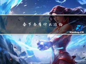 春节各有什么习俗