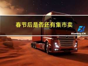 春节后是否还有集市卖