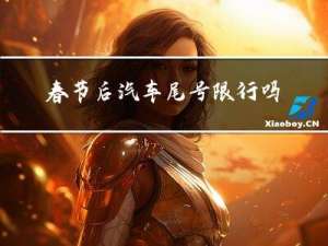 春节后汽车尾号限行吗