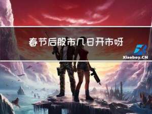 春节后股市几日开市呀