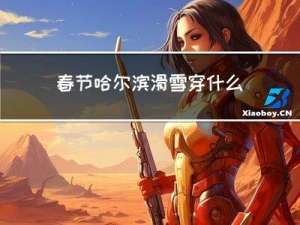 春节哈尔滨滑雪穿什么鞋子