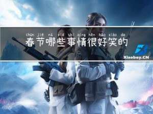 春节哪些事情很好笑的