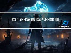 春节回家最感人的事情