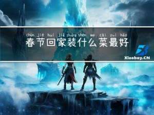 春节回家装什么菜最好
