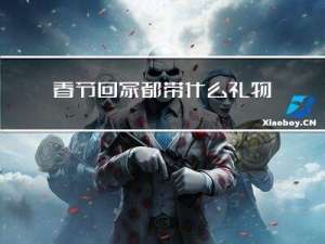 春节回家都带什么礼物去