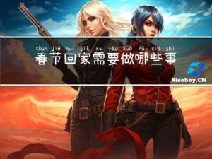 春节回家需要做哪些事英语