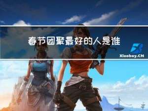 春节团聚最好的人是谁