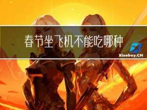 春节坐飞机不能吃哪种食物