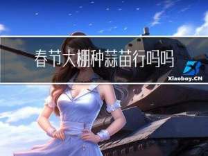 春节大棚种蒜苗行吗吗