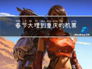 春节大理到重庆的机票多少