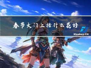 春节大门上挂什么花好看