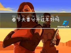 春节夫妻分开过年好吗英文