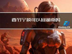 春节宁波可以回湖南吗现在
