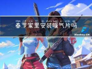 春节家里安装暖气片吗