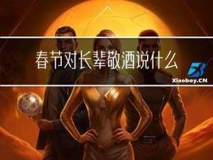 春节对长辈敬酒说什么