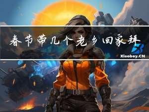 春节带几个老乡回家拜年