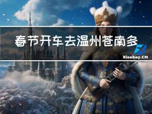 春节开车去温州苍南多久