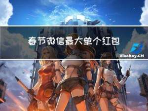 春节微信最大单个红包额度