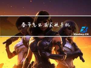 春节怎么在家玩手机