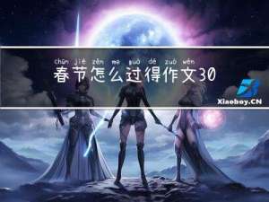 春节怎么过得作文300字