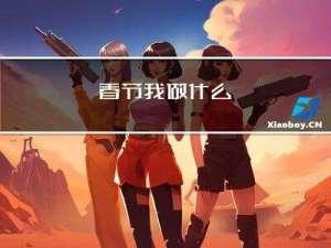 春节我做什么