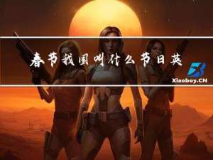 春节我国叫什么节日英文
