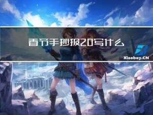 春节手抄报 写什么内容