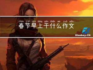 春节早上干什么作文